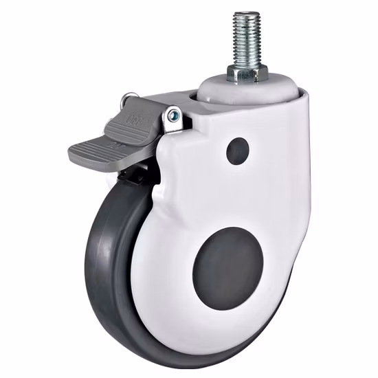 Rueda de servicio pesado para cama de hospital médico de 75-125 mm