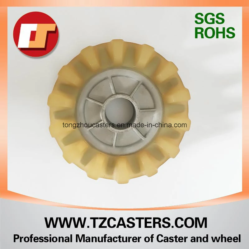 High Quality PA Rim PU Swivel Industrial Pull Cart Caster Wheels with Brake