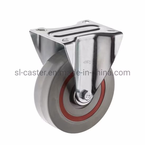 4" Bolt Hole with Brake European Type Industrial Caster (G102-51D100X33S)