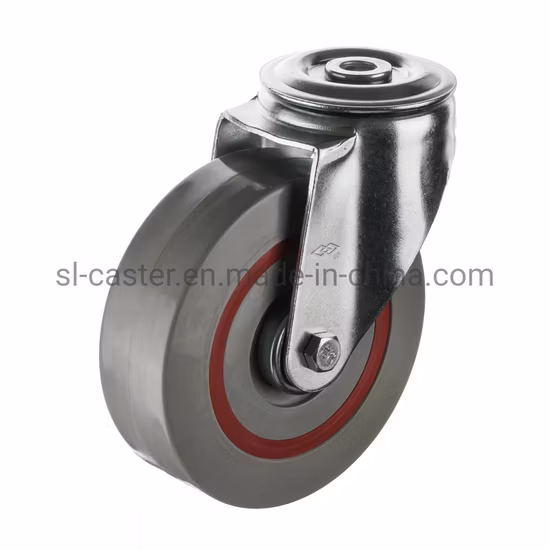 4" Bolt Hole with Brake European Type Industrial Caster (G102-51D100X33S)