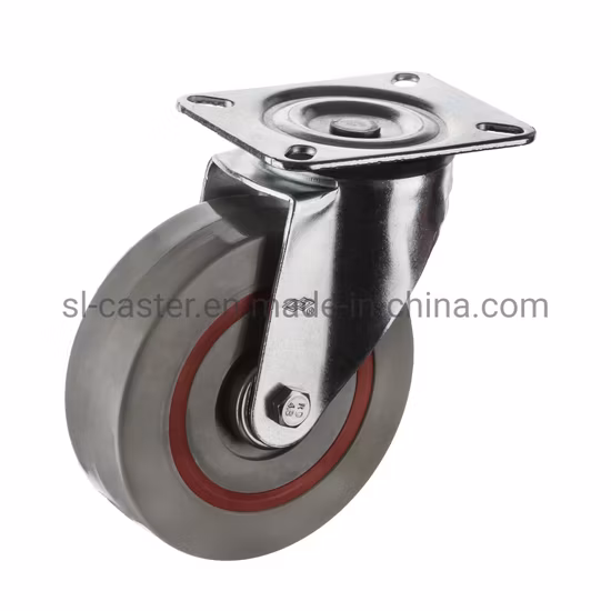 4" Bolt Hole with Brake European Type Industrial Caster (G102-51D100X33S)