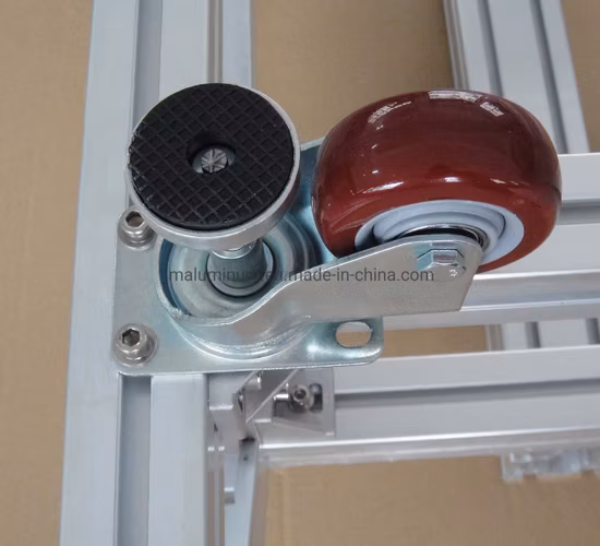Rueda giratoria de montaje de pie nivelador de 3 pulgadas, rueda giratoria de servicio liviano